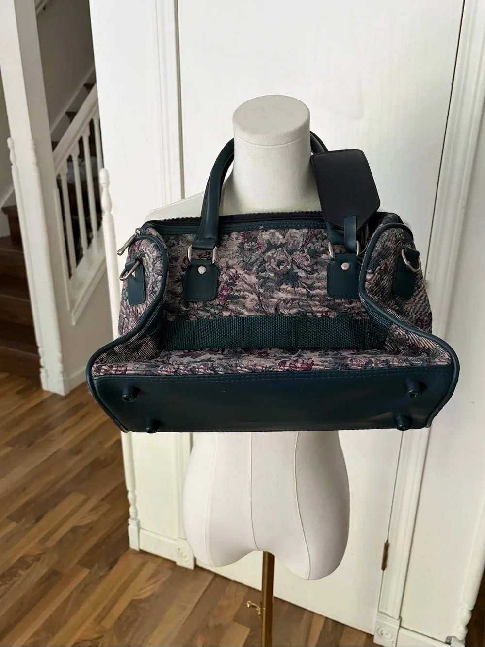 Floral Tapestry HandBag in Purple, Gray, Green, Mauve & More, EEEEUCCC